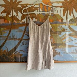 Amuse Society eyelet mini dress